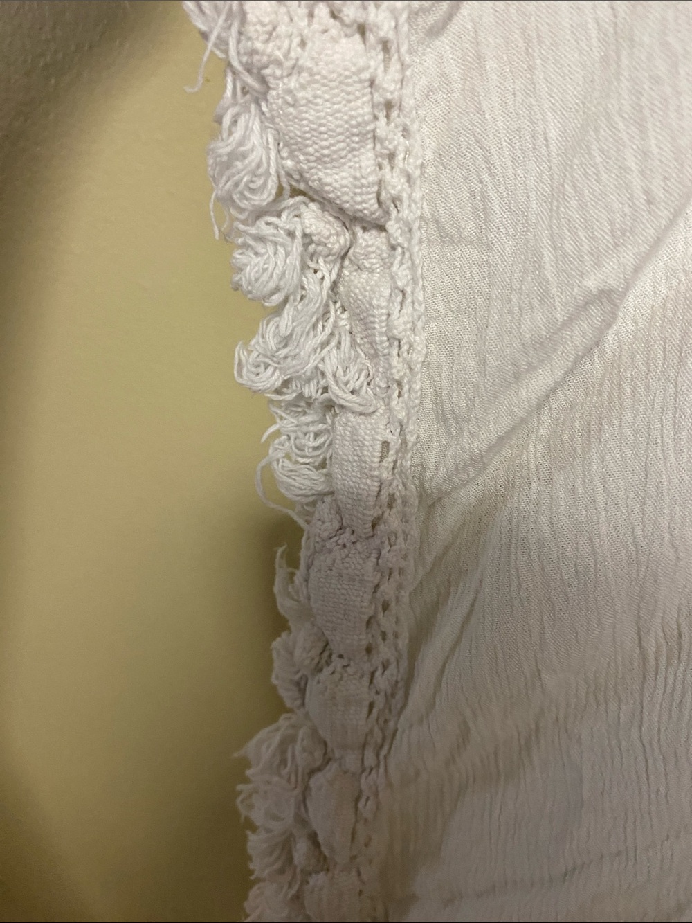 White • Crochet-Accent • Boho • Top - Picture 4 of 6